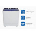 Washing Machine: Haier 9 Kg Semi-Automatic Top Loading Washing Machine (HTW90-1159, Blue)